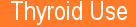 Thyroid Receptor Depression with Estrogen Use